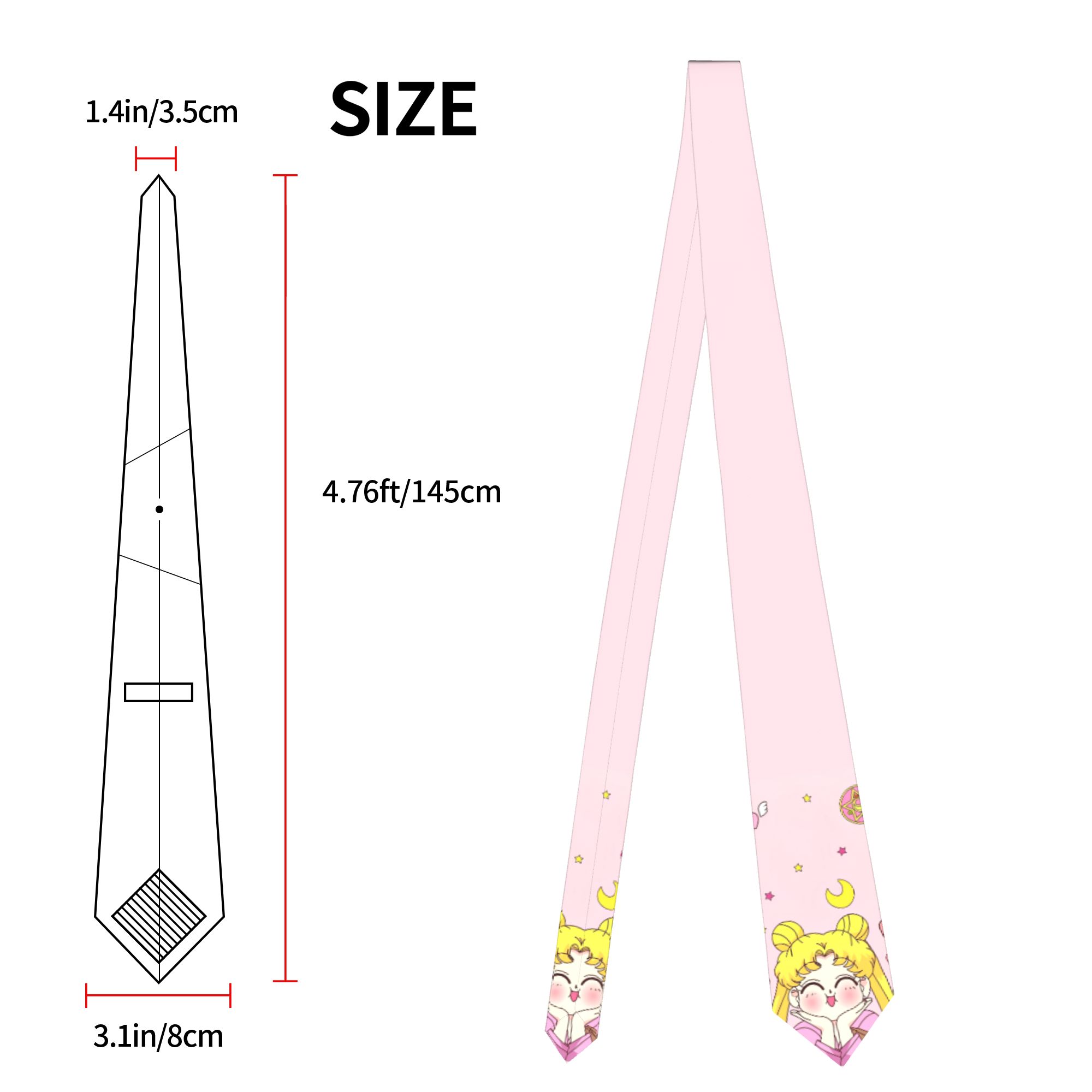 Mens Tie Cartoon Moons 3D Prin - Quality Men'S Accessories 评论和价格