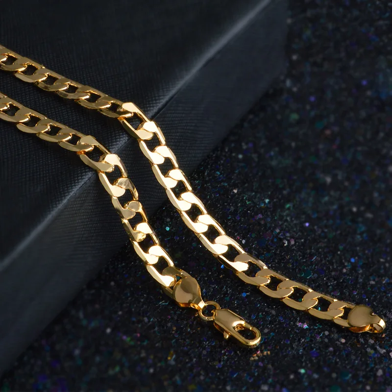 Hot luxury 18K gold Lucky 8MM  - Men'S Accessories Affordable 评论和价格