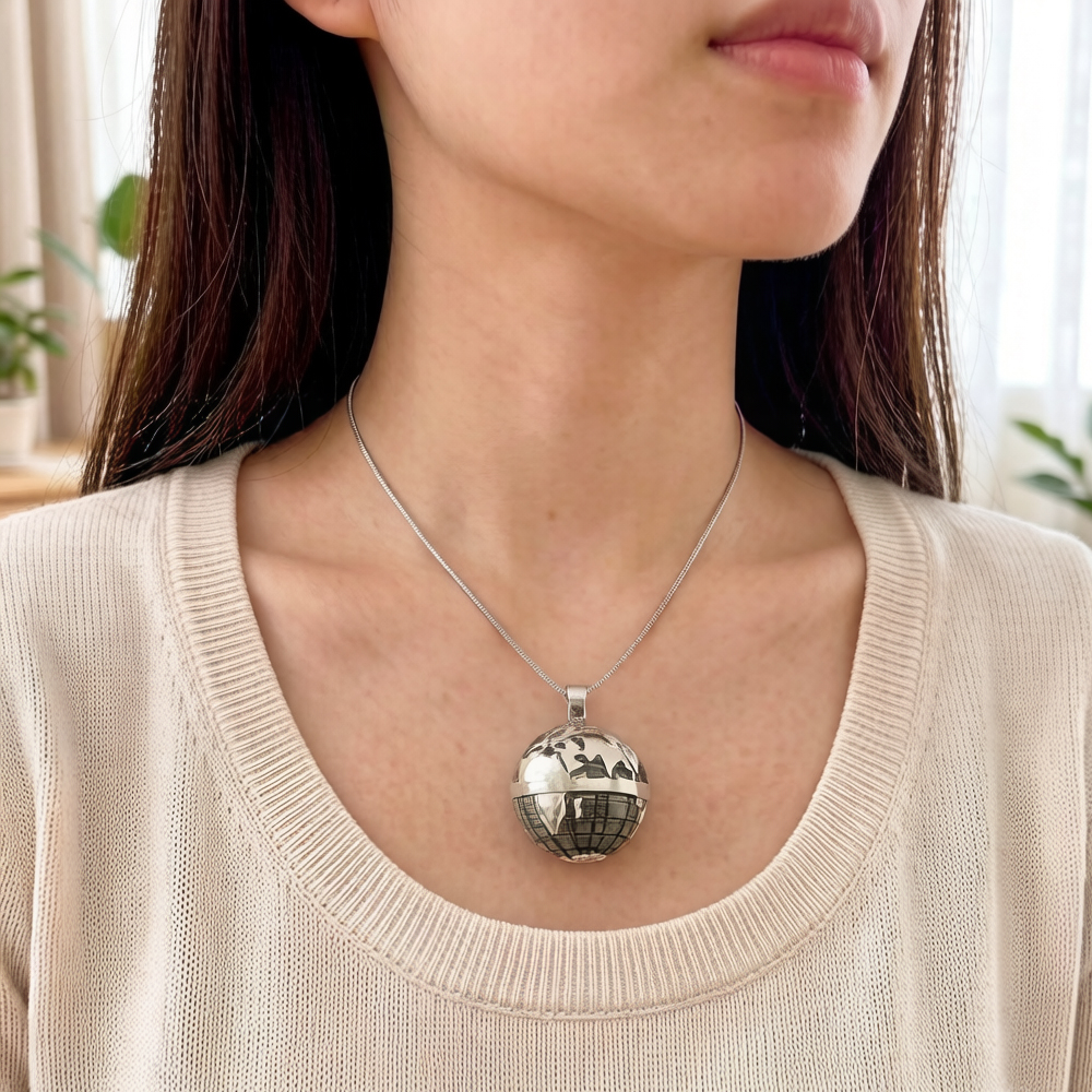 Pendant Gray Globe,Brand New F - Men'S Accessories Jewelry Brands 评论和价格
