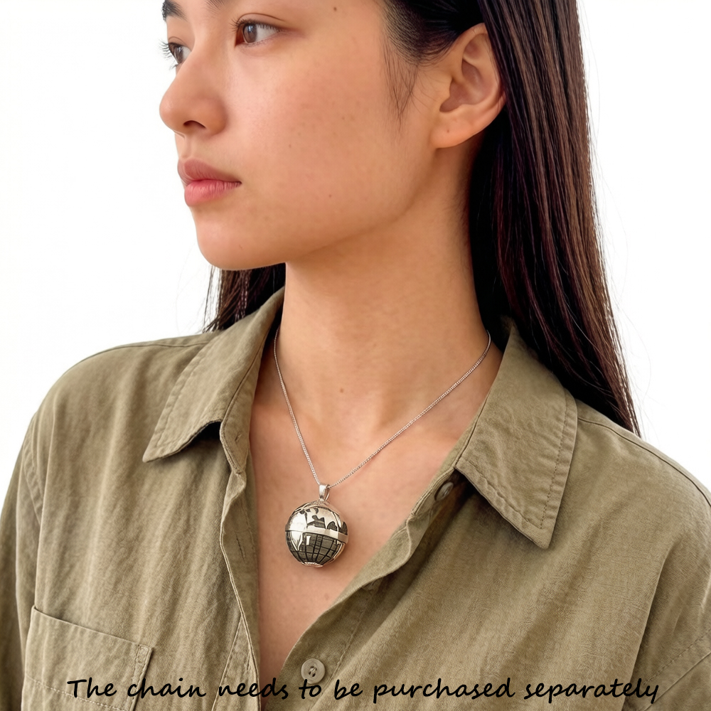 Pendant Gray Globe,Brand New F - Men'S Accessories Jewelry Brands 评论和价格