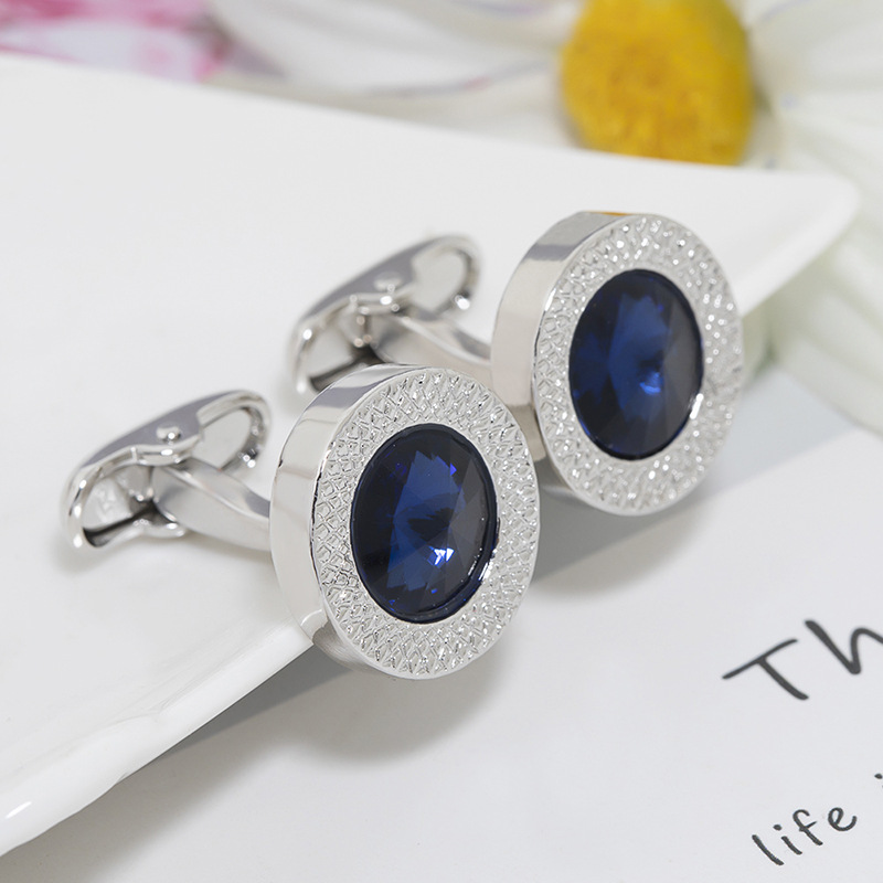 Hot Sale Cufflinks For Men Blu - Men'S Accessories Jewelry Brands 评论和价格
