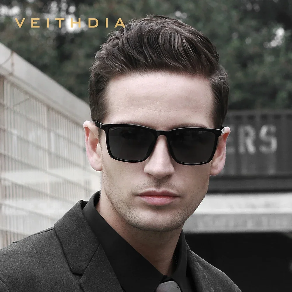VEITHDIA Brand Square Fashion  - Sunglasses Polarized Men 评论和价格