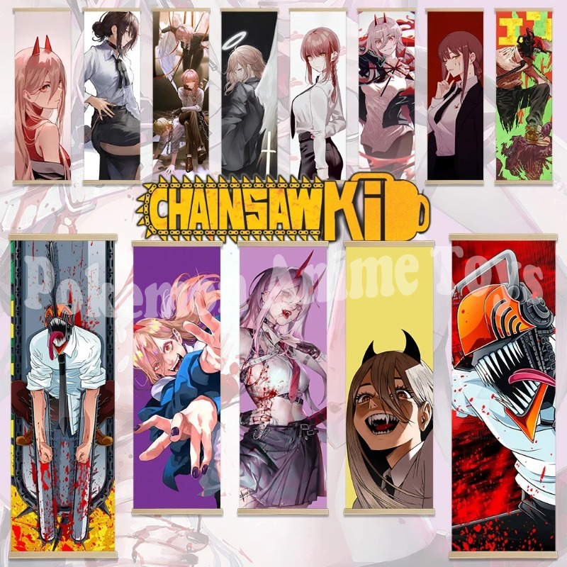 Chainsaw Man Anime Poster Wood - Quality Men'S Accessories 评论和价格