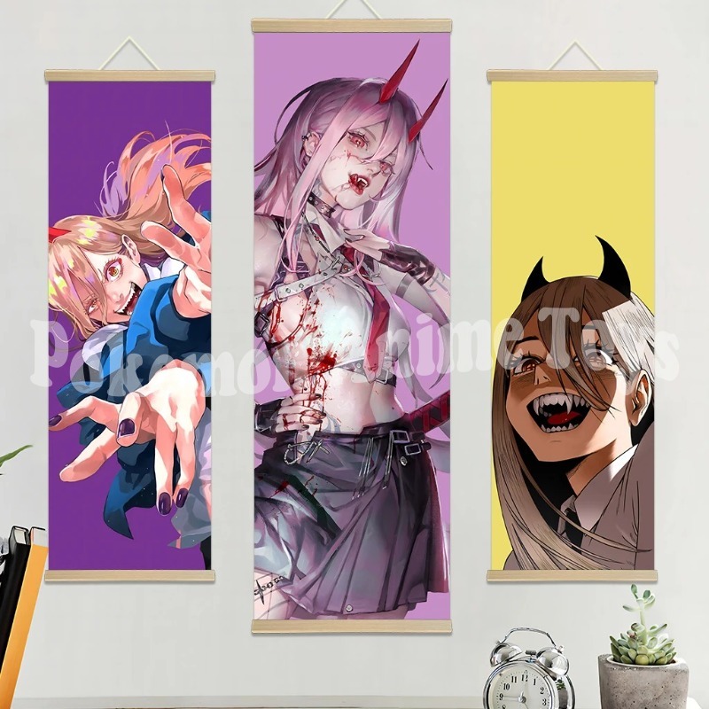 Chainsaw Man Anime Poster Wood - Quality Men'S Accessories 评论和价格