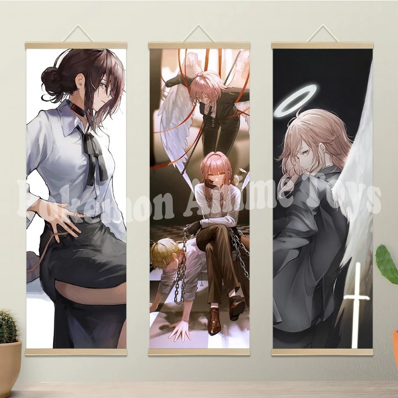 Chainsaw Man Anime Poster Wood - Quality Men'S Accessories 评论和价格