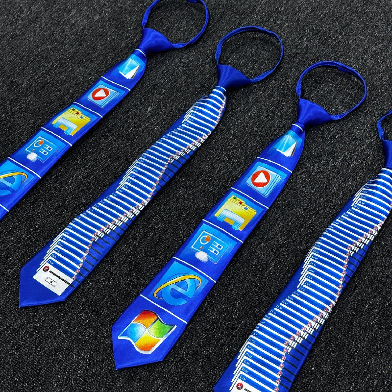 90s Retro Desktop Graphic Neck - Men'S Accessories In The 90S 评论和价格