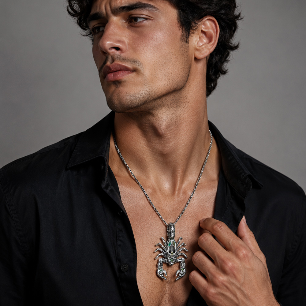 Pendant Scorpion Brand New Per - Men'S Accessories Jewelry Brands 评论和价格