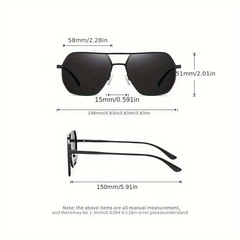 Big Frame Square Polarized Pho - Sunglasses Polarized Men 评论和价格
