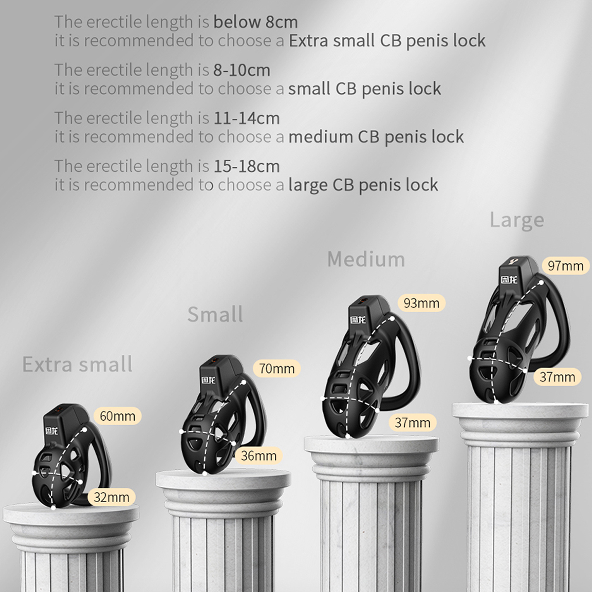 Male Chastity Cage Penis Lock  - Men'S Mens Accessories 评论和价格