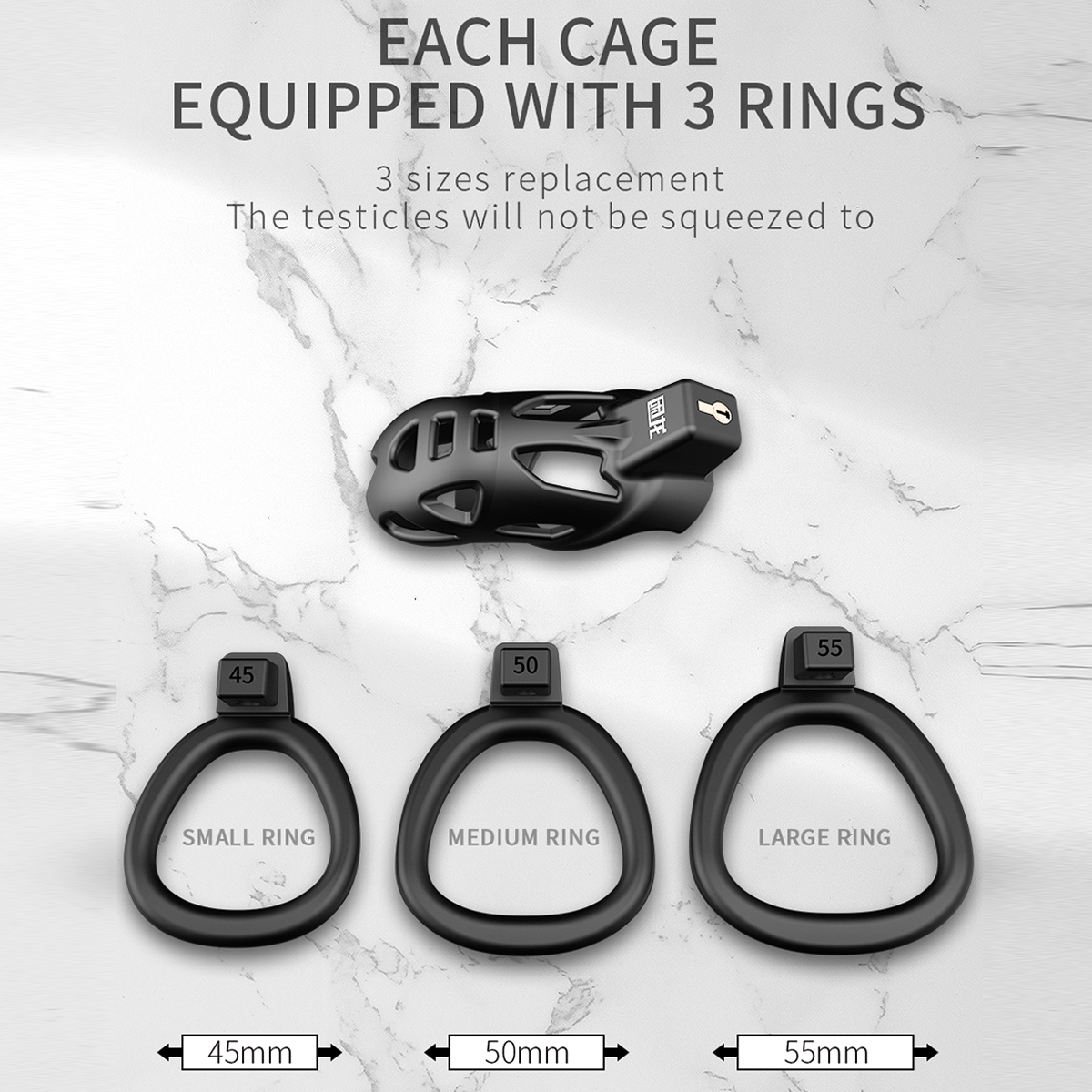 Male Chastity Cage Penis Lock  - Men'S Mens Accessories 评论和价格