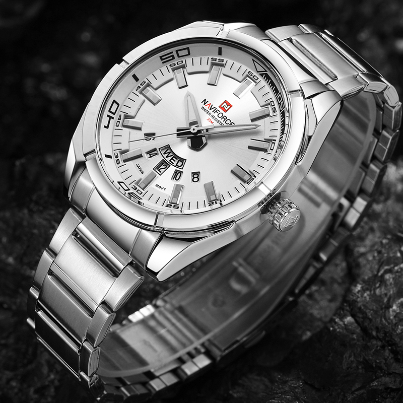 NAVIFORCE Brand Men Watches Fu - Men'S Accessories Luxury Brands 评论和价格