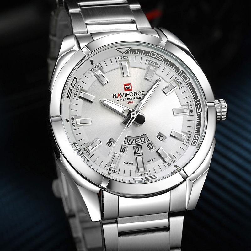 NAVIFORCE Brand Men Watches Fu - Men'S Accessories Luxury Brands 评论和价格