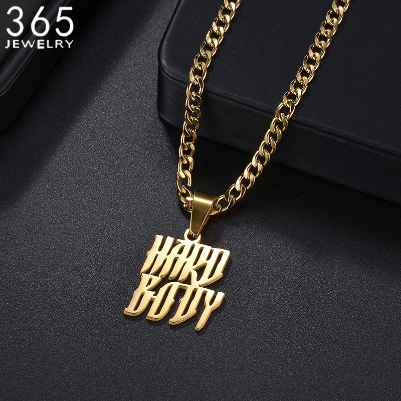Custom 2 Rows Names Necklace C - Men Accessories All 评论和价格