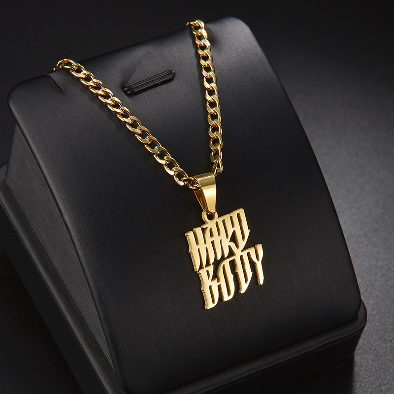 Custom 2 Rows Names Necklace C - Men Accessories All 评论和价格