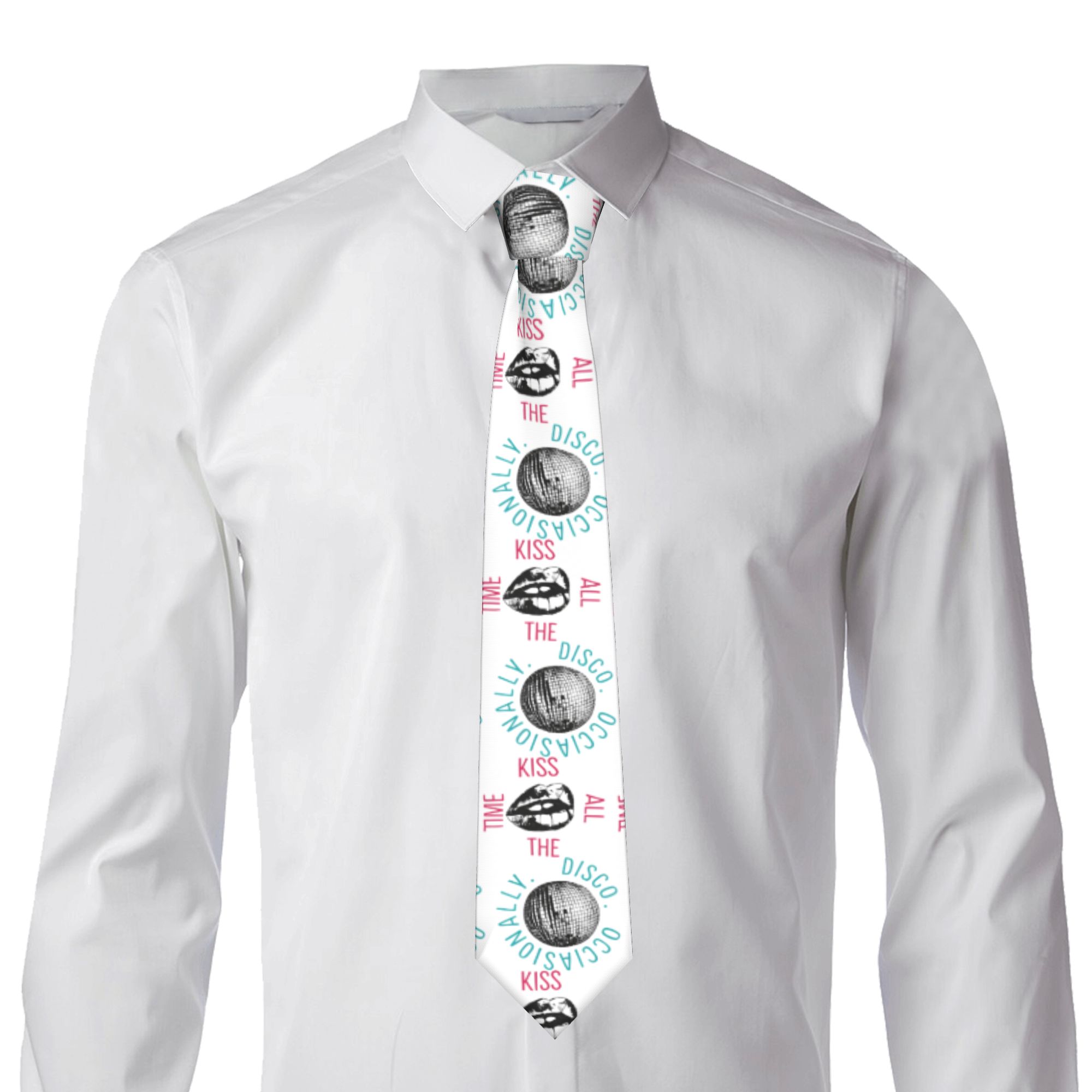 Mens Tie Kiss All The Time Dis - Men Accessories All 评论和价格