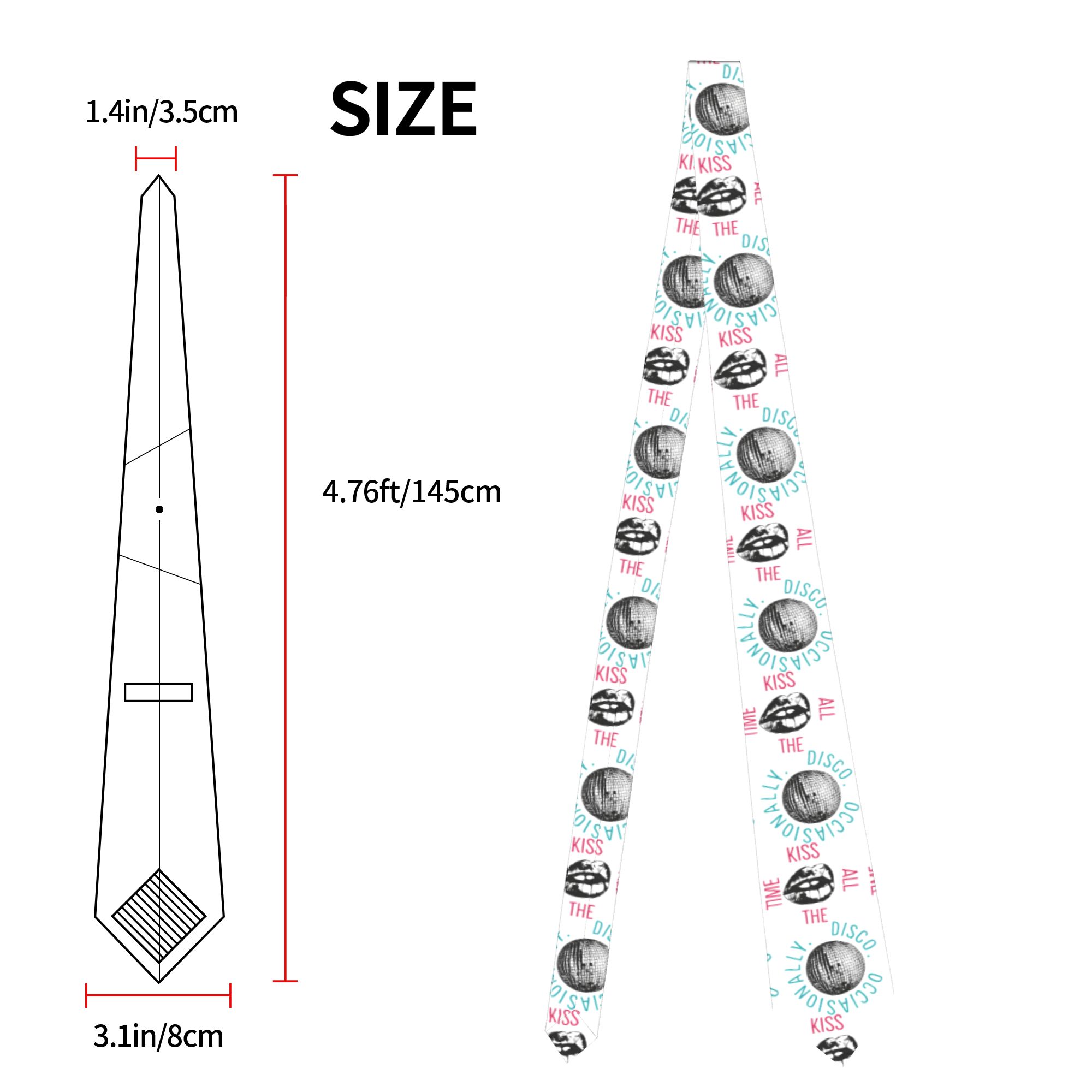 Mens Tie Kiss All The Time Dis - Men Accessories All 评论和价格