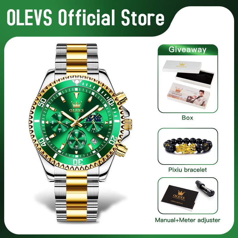 OLEVS 2870 Men's Watch Top Bra - Men'S Accessories Luxury Brands 评论和价格