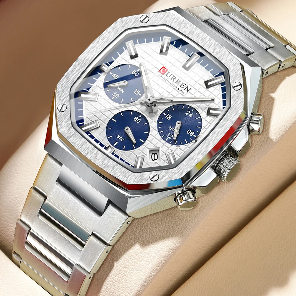 CURREN Men Watch Top Brand Lux - Men'S Accessories Luxury Brands 评论和价格