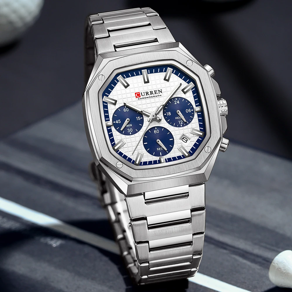 CURREN Men Watch Top Brand Lux - Men'S Accessories Luxury Brands 评论和价格