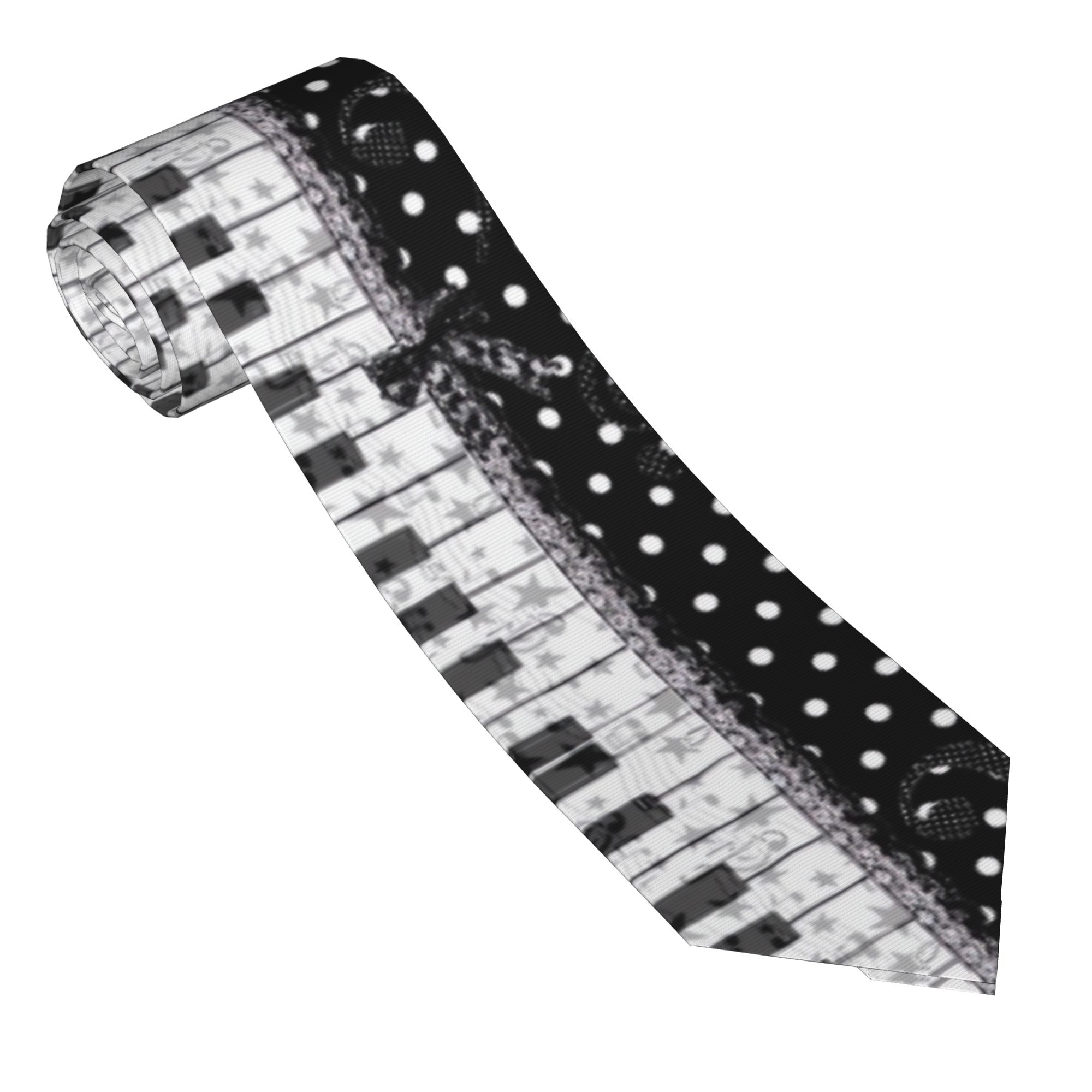 Mens Tie a polka dot and piano - Quality Men'S Accessories 评论和价格