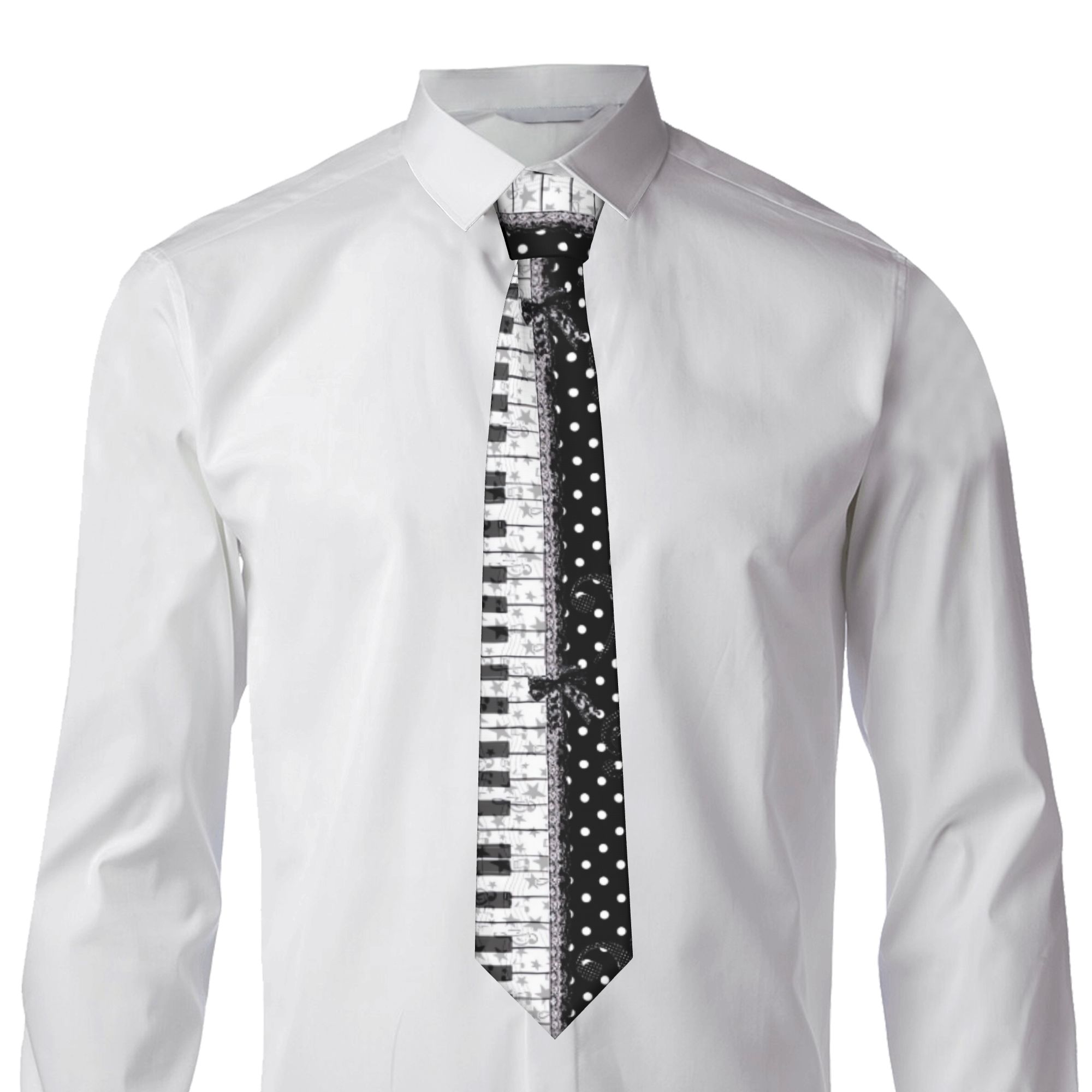 Mens Tie a polka dot and piano - Quality Men'S Accessories 评论和价格