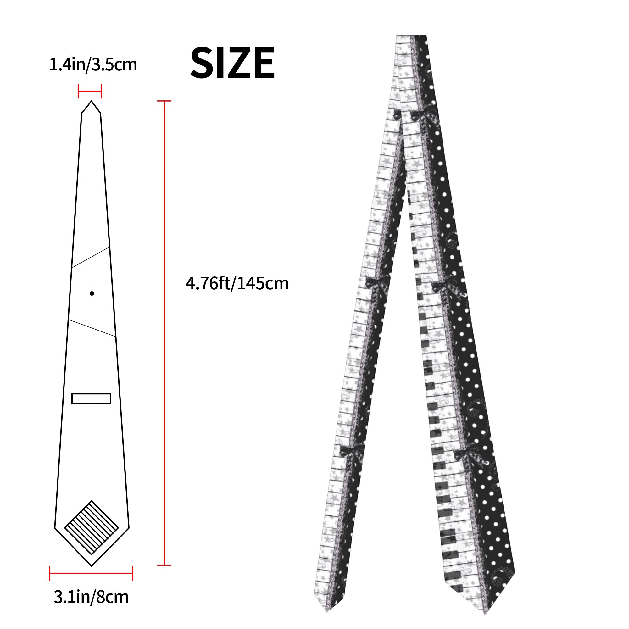Mens Tie a polka dot and piano - Quality Men'S Accessories 评论和价格