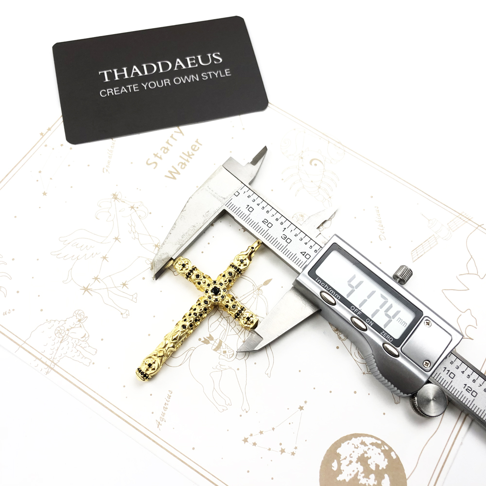 Large Richly Ornamented Cross  - Men'S Accessories Jewelry Brands 评论和价格
