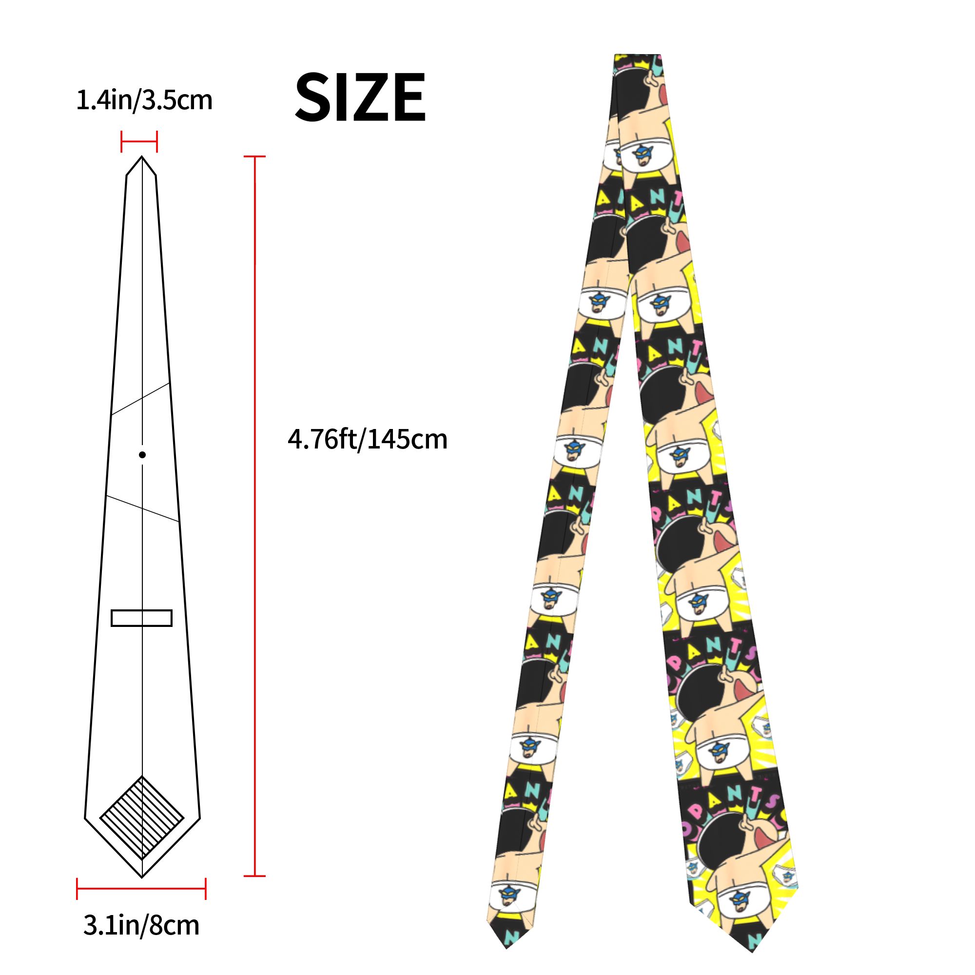 Shinchan Cartoon 90s Necktie M - Men'S Accessories In The 90S 评论和价格