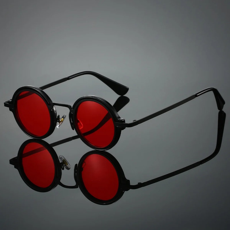 New Retro Metal Round Frame Su - Quality Men'S Accessories 评论和价格
