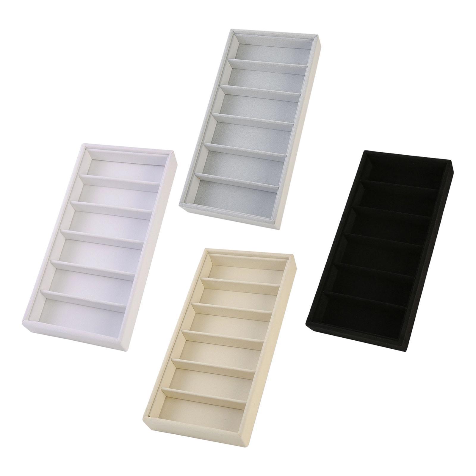 Glasses Display Tray 6 Slots f - Men'S Accessories Organizer Tray 评论和价格