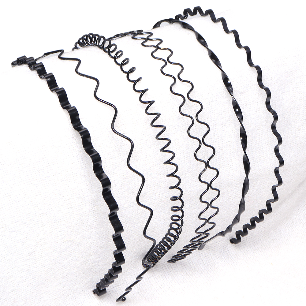 6pcs Fashion Metal Hair Band B - Men Accessories Earrings 评论和价格