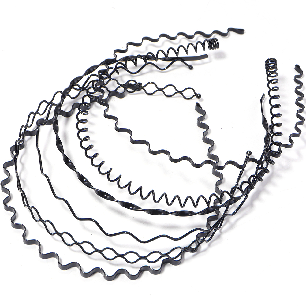6pcs Fashion Metal Hair Band B - Men Accessories Earrings 评论和价格