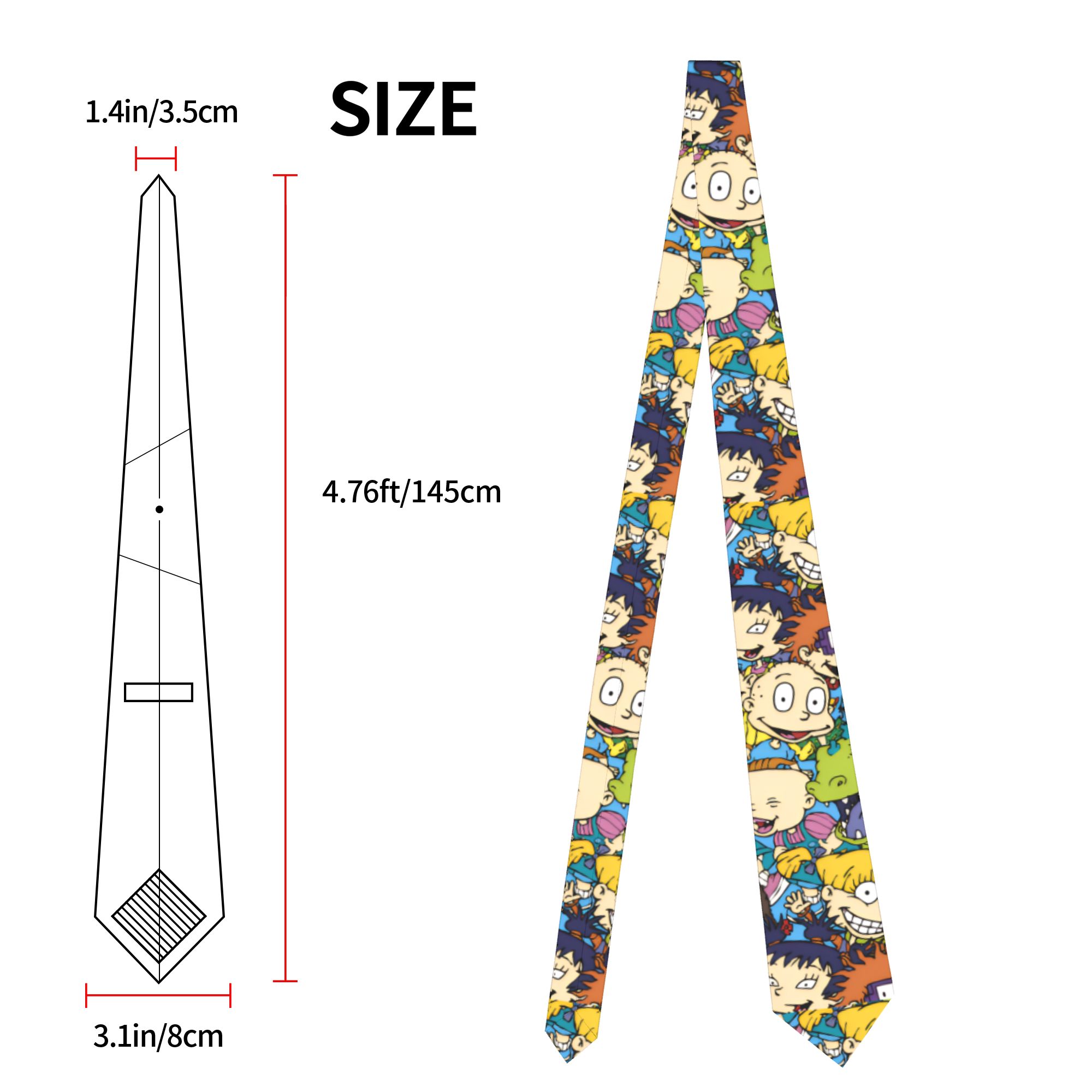 Mens Tie R-Rugrats 90s Revival - Men'S Accessories In The 90S 评论和价格
