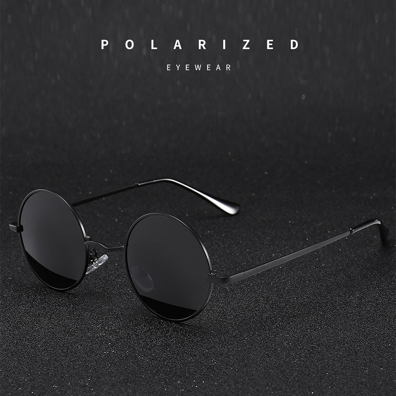 Retro Vintage Round Sunglasses - Sunglasses Polarized Men 评论和价格